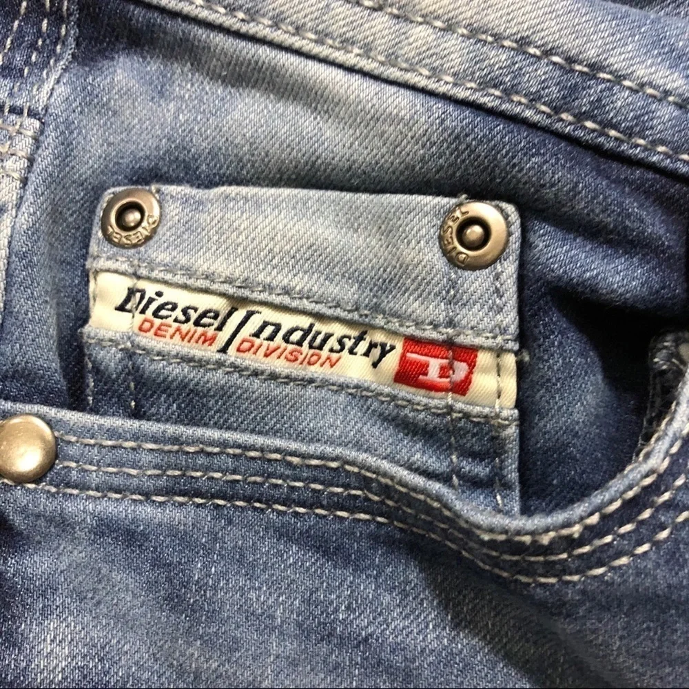 DIESEL KID THANAZ GIRLS SKINNY TRENDY JEANS SIZE 14